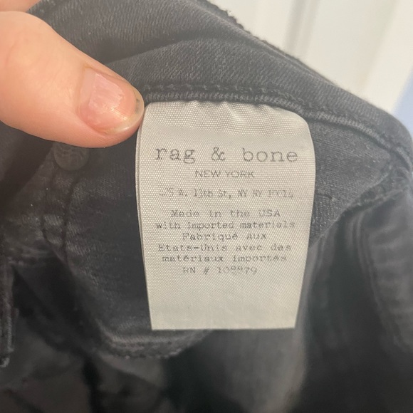 Rag and bone distressed legging jeans 24 - Picture 10 of 11